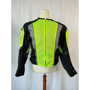Joe Rocket Mesh Padded Motorcycle Racing Jacket Men's Sz M